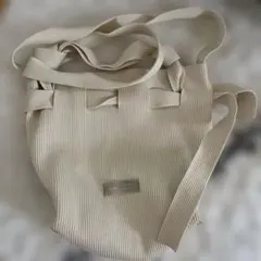 トライディープ ショルダーバッグ アイボリー