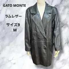★大幅値下げ★GATO MONTEガトーモンテ羊革100%コート【USED】9