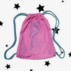 希少　NIKE ナイキ ナップサック リュック バッグ ピンク　y2k