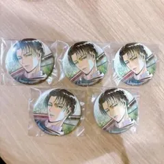 進撃の巨人 リヴァイ 缶バッジ WIT STUDIO Ani-art 5個セット
