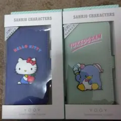 新品未使用ハローキティ、タキシードサムスマホケース二点セット