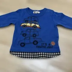 KP BOY 車プリント 長袖Tシャツ 80cm