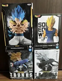 ドラゴンボール BWFC トランクス　ベジータ　ゴジータ　プライズ　フィギュア