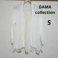 DAMA 異素材カーディガン 透け感あり 冷房対策にのサムネイル
