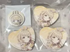 学マス　ハート缶バッジ　GIGO ことね　特典　ミニ缶バッジ