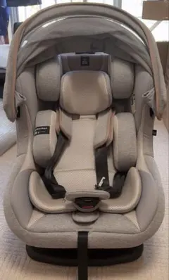 安全基準適合 メッシュ生地 チャイルドシート グレー