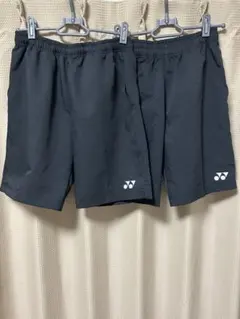 ２枚セット　ヨネックス　ハーフパンツ　S ブラック
