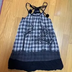 scolar y2k 平成　ゴスパンク　ゴスロリ　ミニワンピ　赤×黒のサムネイル