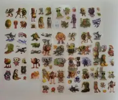 キャラクターシールセット　イタリアンブレインロット等①