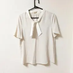 ボウタイブラウス 半袖