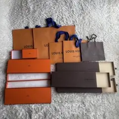 ブランド　ショップ袋 ネクタイボックス（空箱、紙袋のみ）全11点