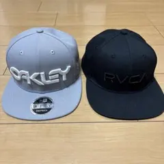 オークリー　RVCA キャップ　スナップバック　2個セット　美品