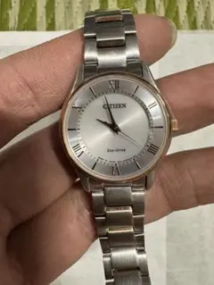 稼働 CITIZEN Eco-Drive ローマン文字盤 デイデイト カジュアル - メルカリ