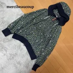 メルシーボークー サッカーボール柄　オシャレ　ユーズド　パーカー　花柄　個性的