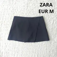 【ザラ】ZARA　スカパン　ミニスカート　ショートパンツ　黒　スコート