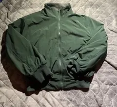 ダークグリーン グレー ナイロンジャケット リバーシブル 短丈 BonBon