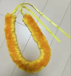 フラダンス　レイ　クロシェットレイ　イエロー色のサムネイル