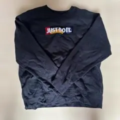 NIKE ブラック スウェット L JUST DO IT. 即発送可能です！