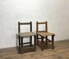 1814 ヴィンテージ レトロな木製チェア 学校椅子 イス 古家具 古道具