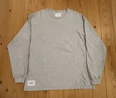 WTAPS 長袖カットソー グレー "identity"