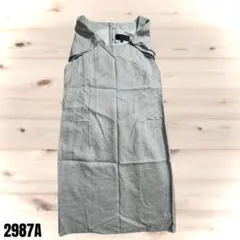 UNTITLED アンタイトル グレー 半袖 カットソーワンピース 2987