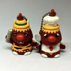 できるかな？ ゴン太くん ノッポさん フィギュア キーホルダー レトロ