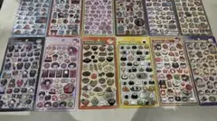 ボンボンドロップシール　和柄　12枚 富士山　雷門　鳥居　忍者 相撲　犬パンダ