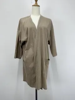 BROWNY⭐︎肌寒い日にオススメ⭐︎七分袖カーディガンL【中古】D78のサムネイル