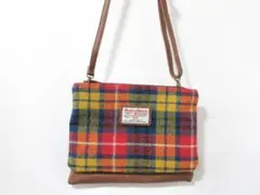 Harris Tweed ショルダーバッグ チェック柄のサムネイル