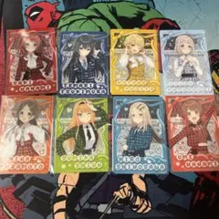 学園アイドルマスター 学マス クリアカード 計8枚セット セブンイレブン