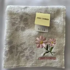 JUNKO SHIMADA シルク 花柄ハンカチのサムネイル