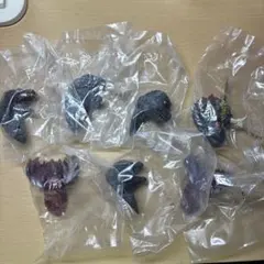 ゴジラ モンスターヘッドマグネット　7点セット