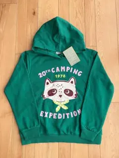 新品　H&M プリント　パーカー　140
