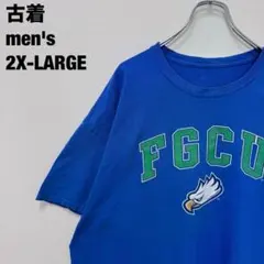 古着 Fanatics Tシャツ フロリダ・ガルフ・コースト大学 ブルー 2XL
