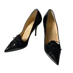 クリスチャンルブタン パンプス エナメル レッドソール 黒 36 1/2