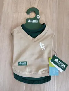 LOGOS 犬用 レイヤード風タンク ベージュ Mサイズのサムネイル