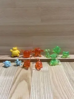 初期　ポケモン　レトロ　クリアフィギュア　消しゴム　11点セット