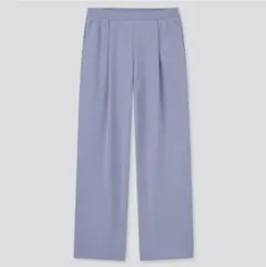 UNIQLO サイズL クレープジャージーストレートパンツ