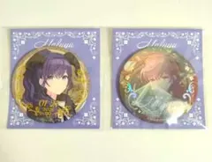 プロセカ　朝比奈まふゆ　はぴこれ　箔押し缶バッジ　2個　まとめ売り