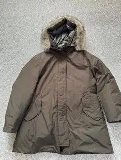 ユニクロ ノンキルト ショート ファー ハイブリッド ダウンコート 3XL