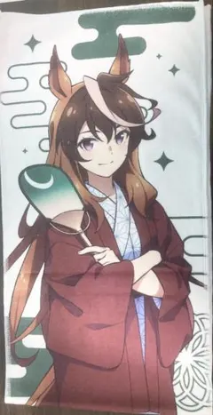 シンボリルドルフ　極楽湯RAKUSPA タオル　シンデレラグレイ　ウマ娘