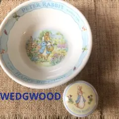 希少 レア  ウェッジウッド　ピーターラビット　ブルージャスパー　小物入れ 希少 レア ウェッジウッドピーターラビットブルージャスパー小物入れ