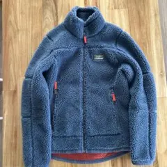 L.L.Bean フリースジャケット ボア　ダークブルー　XXS