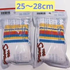 ファミマ　シンプソンズ　ソックス　25〜28cm 二点