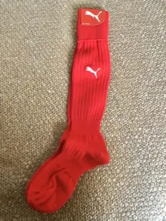 PUMA サッカーソックス レッド 22-24cm