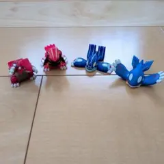 任天堂 ポケモン キッズ 指人形 ゲンシカイオーガ ゲンシグラードン 等