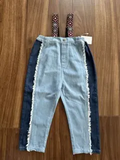 新品　バースデイ　&mignon デニムサロペット　110