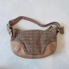 コーチ　シグネチャー　ワンショルダーバッグ　トートバッグ　y2k ソーホー