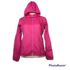 ユニクロ❤ウィンドブレーカー　ナイロンジャンパー【M】ピンク　ジップアップ　薄手