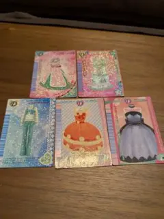 オシャレ魔女ラブandベリー ふんわりエンジェル　等5枚セット　カード